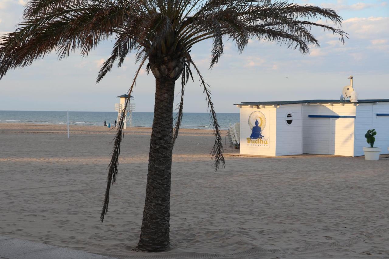 Impresionantes Vistas En Primera Linea Playa de Gandia Exterior foto